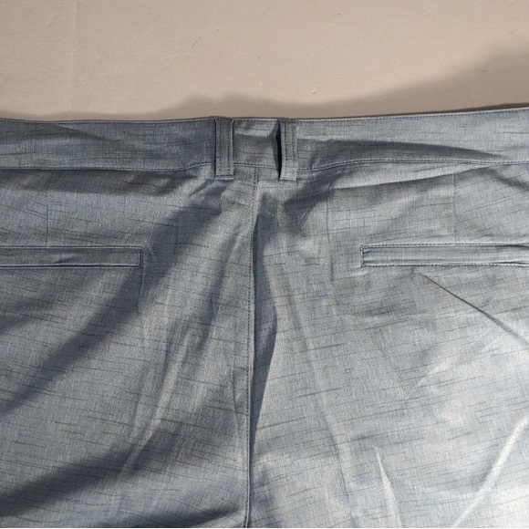 NEW Size 42 Mens Roundtree & Yorke Performance Chino Flat Shorts 9"I Blue - Picture 8 of 8